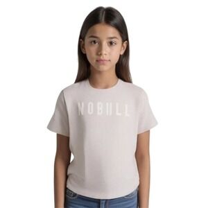 NoBull Kid's Dusty Rose Stretchy Training Athletic Shirt‎ Size Small